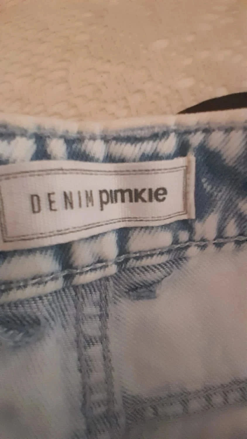 Calça jeans rasgada, cor azul muito claro, Tamanho 38, Marca Denim Pimkie – photo 9